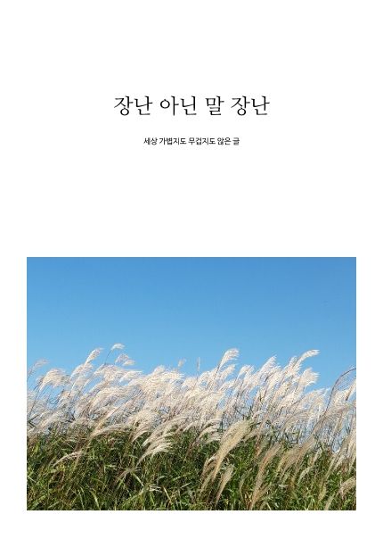 장난 아닌 말 장난
 cover