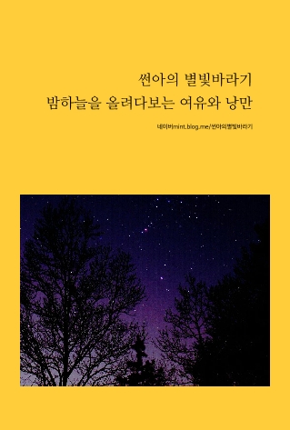 썬아의 별빛바라기 밤하늘을 올려다보는 여유와 낭만 cover