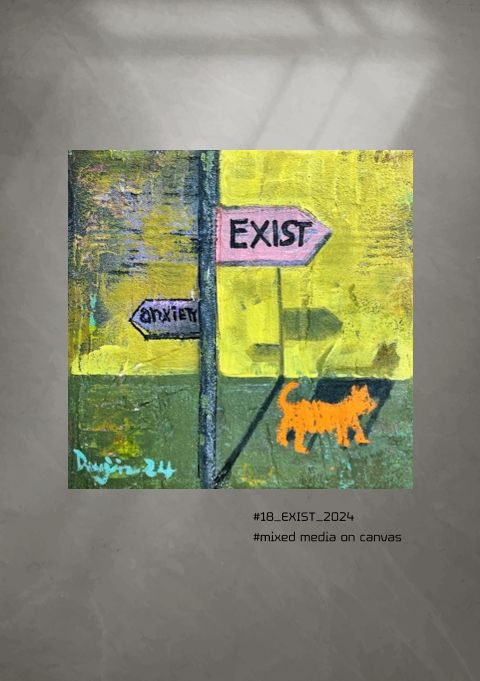 Reflections on canvas cover